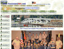 Tablet Screenshot of foxislandwa.net